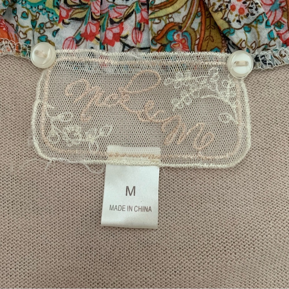 Anthropologie’s Nick & Mo Embroidered Floral Scallop Cardigan - Picture 5 of 8